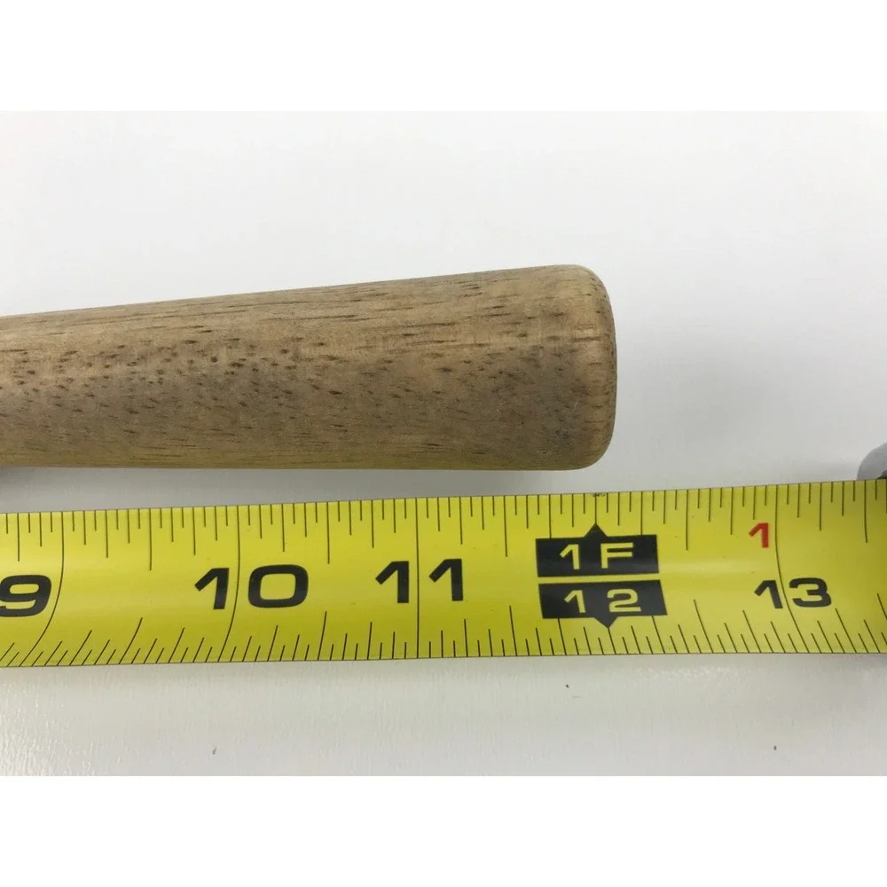Vintage Unbranded Knife Sharpening Steel Rod‎ Wooden Handle Kitchen Tool 12